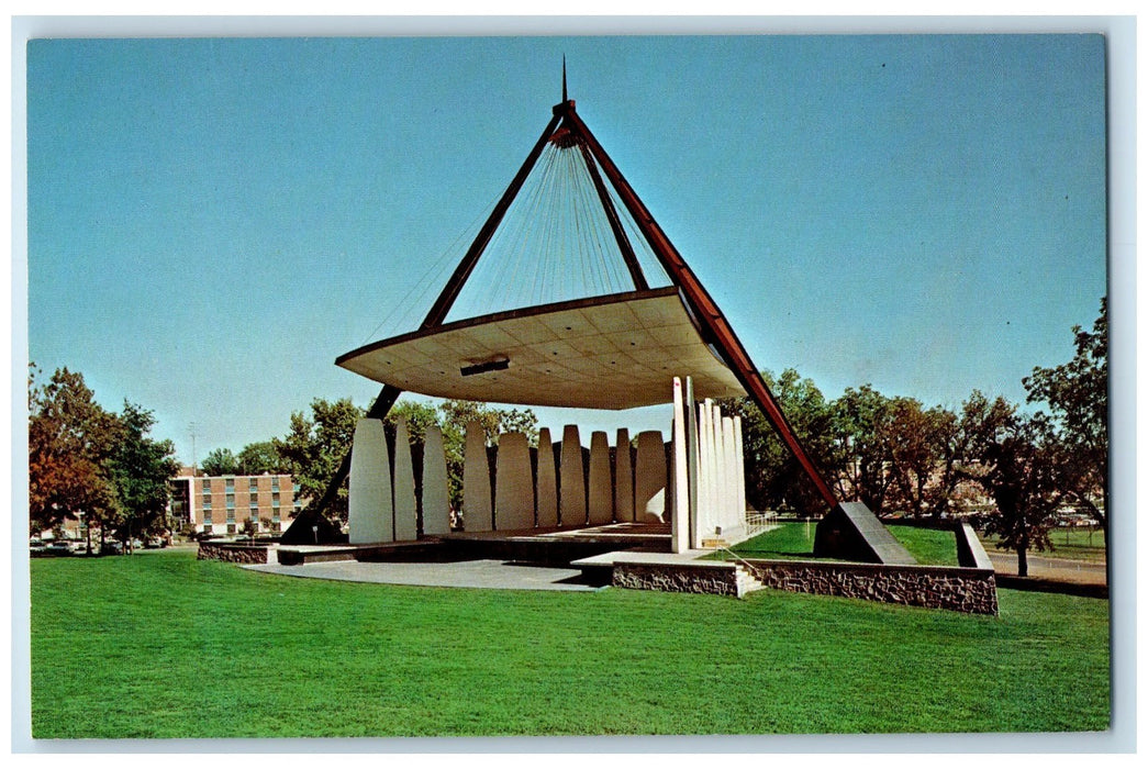 c1960's Purdue University The Slayter Of Performing Arts Lafayette IN Postcard