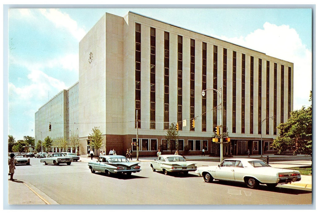 c1960's Krannert Graduate School Industrial Administration Lafayette IN Postcard