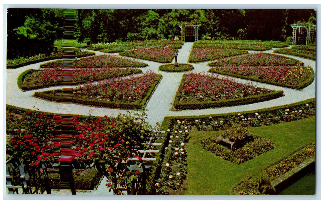 c1960's Rose Gardens Bellingrath Gardens Mobile Alabama AL Unposted Postcard