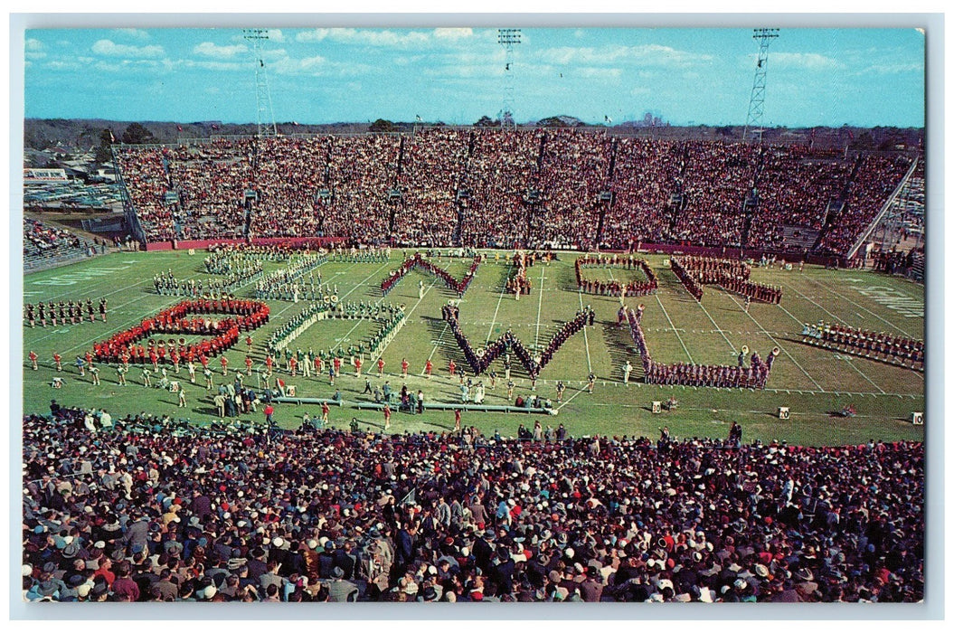 c1960's Ladd Memorial Stadium Aerial Scene Mobile Alabama AL Unposted Postcard