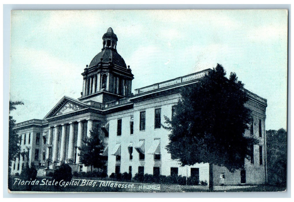 c1910's Florida State Capitol Building Tallahassee FL Unposted Vintage Postcard