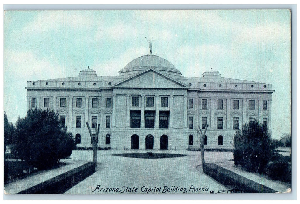 c1910's Arizona State Capitol Building Phoenix AZ Unposted Vintage Postcard