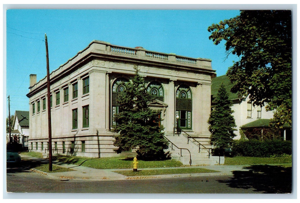 c1960's Masonic Temple Exterior Scene Noblesville Indiana IN Unposted Postcard