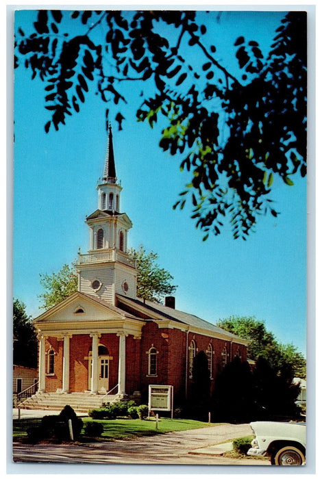 c1960's Christian Church Brown County Nashville Indiana IN Unposted Postcard