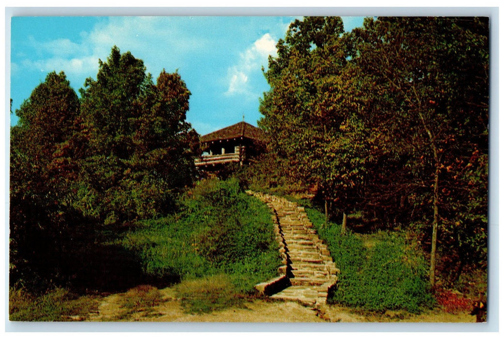 c1960's Lookout Tower Brown State Park Indiana IN Unposted Vintage Postcard