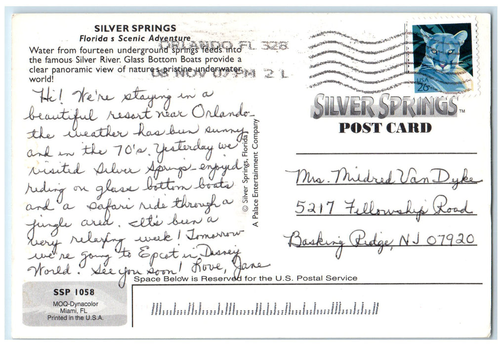 c1960's Silver Springs Florida's Scenic Adventure Park Multiple View FL Postcard