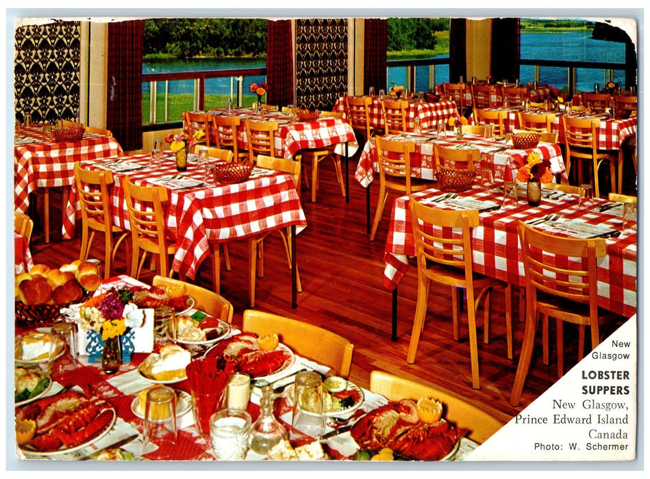 1981 New Glasgow Lobster Suppers Restaurant Prince Edward Island CA Postcard