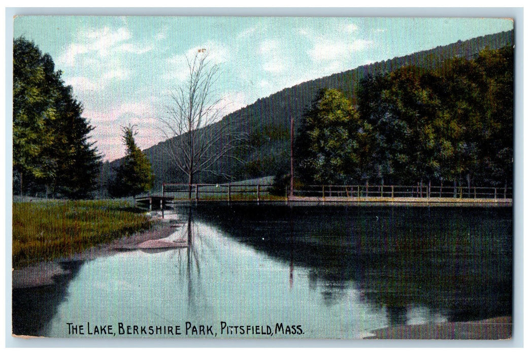 c1940's The Lake Berkshire Park Pittsfield Massachusetts MA Unposted Postcard