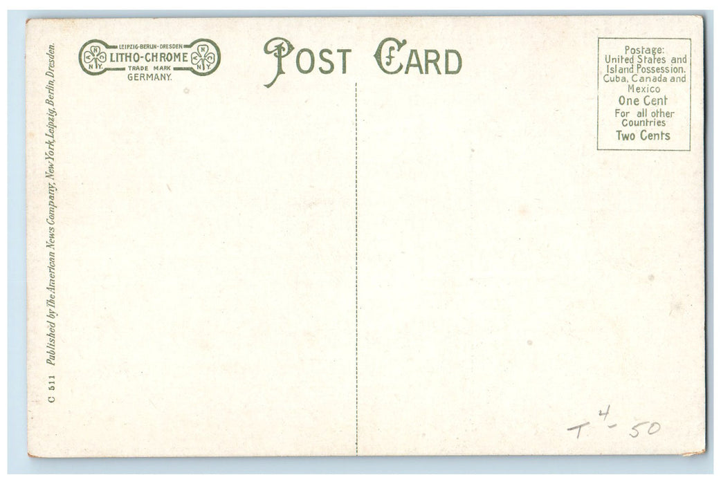 c1940's The Lake Berkshire Park Pittsfield Massachusetts MA Unposted Postcard