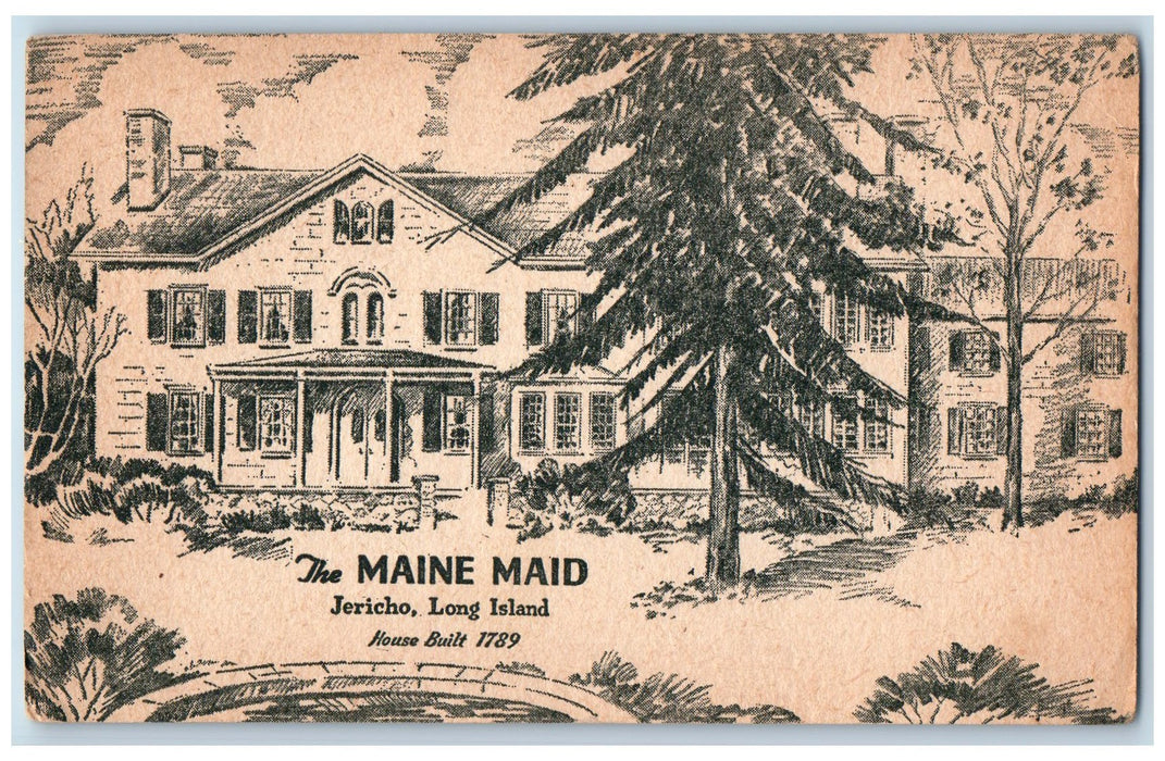 c1950 The Maine Maid View Restaurant Jericho Long Island New York NY Postcard