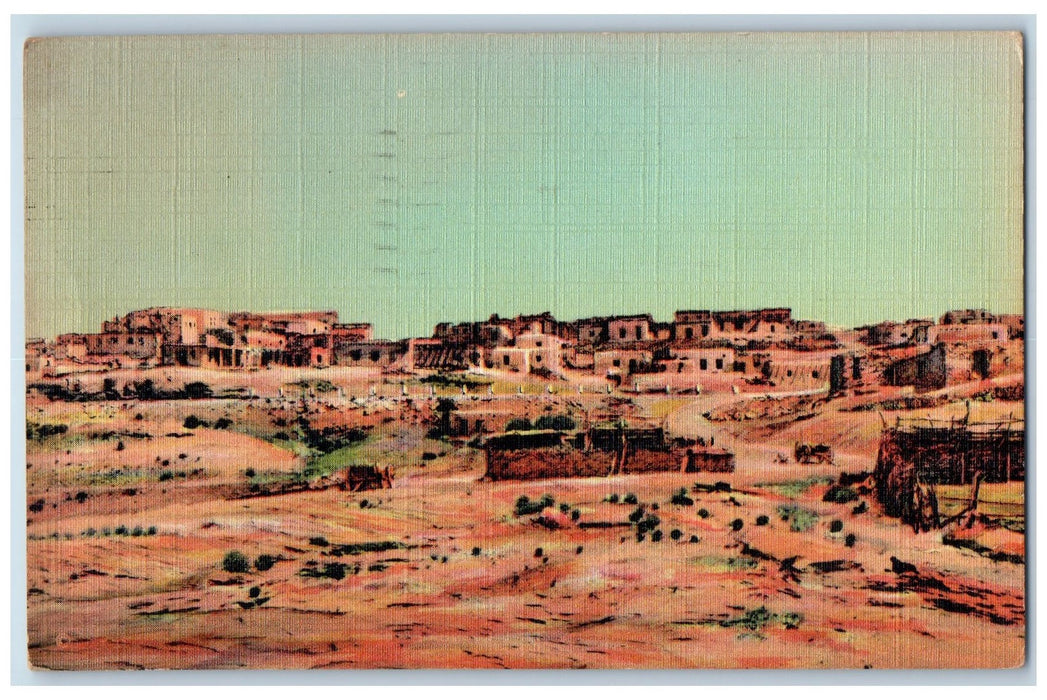 1959 Old Laguna Indian Pueblo Albuquerque New Mexico NM Posted Vintage Postcard