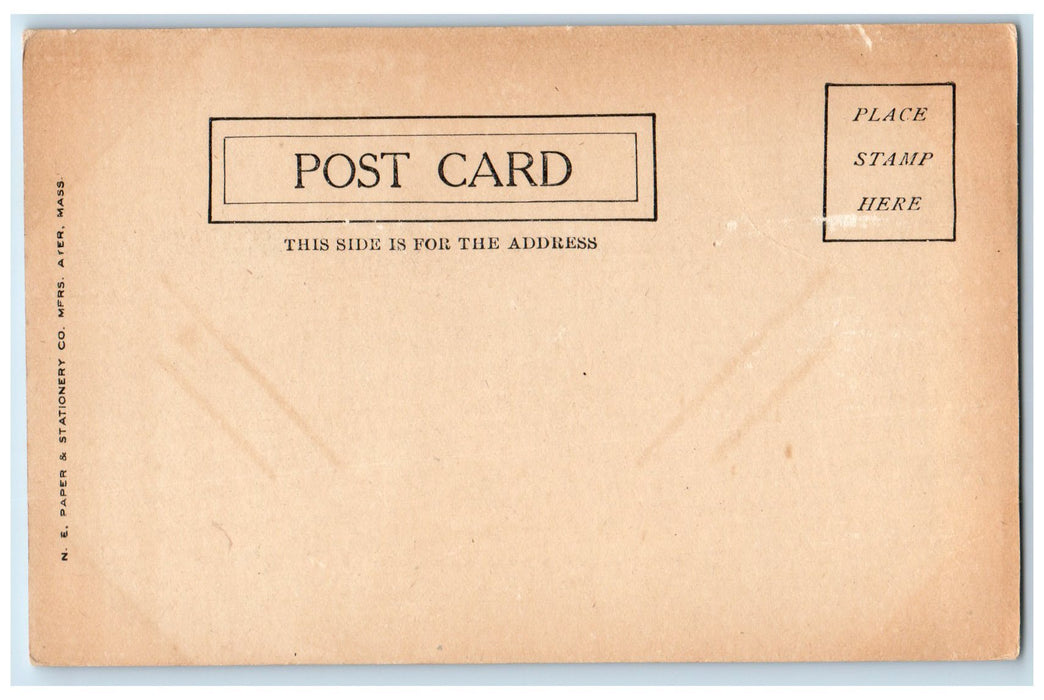 c1905's Residence Of HS Sears Weston Massachusetts MA Unposted Vintage Postcard