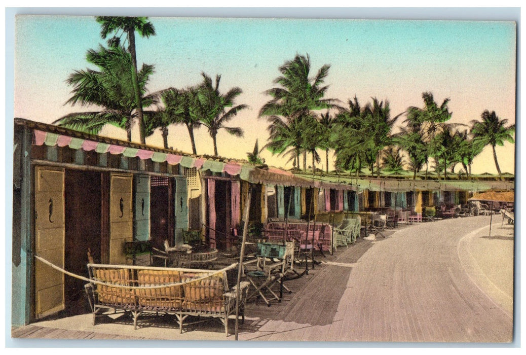 c1950 Cabana Colony Ocean Restaurant Cottage Boca Raton Club Florida FL Postcard