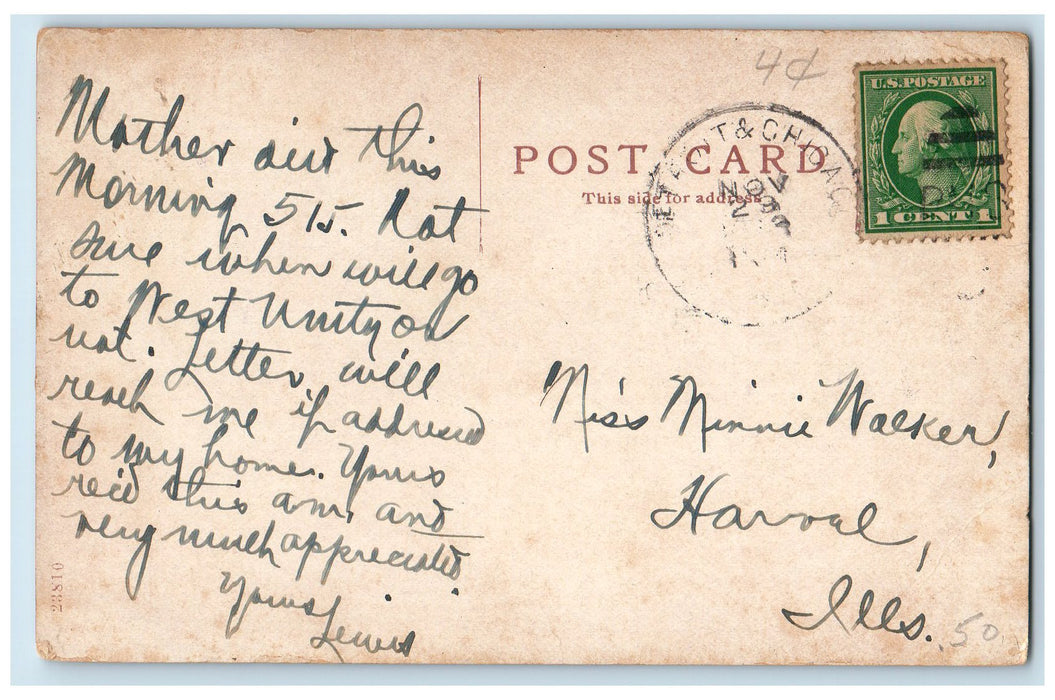 1915 Hanselman Building Exterior Kalamazoo Michigan MI Posted Vintage Postcard