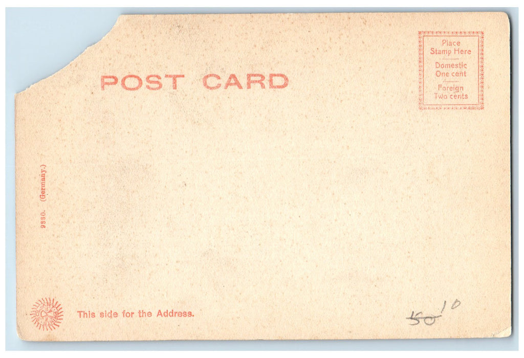c1905 Chocorua Episcopal Chapel Island Asquam Lake Bench Holderness NH Postcard