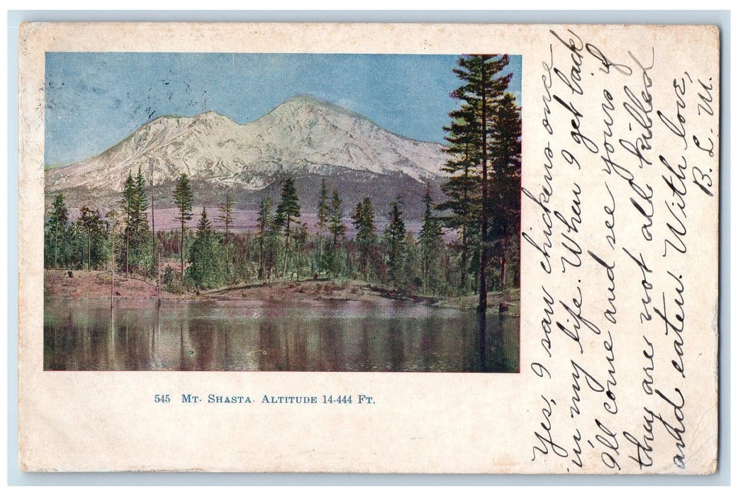 1912 Yankee Doodle Lake And James Peak Moffat Road Colorado CO Posted Postcard