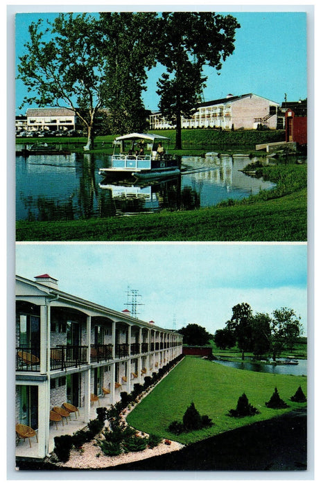 c1960's Willow Valley Motor Inn Willow Street Pennsylvania PA Unposted Postcard