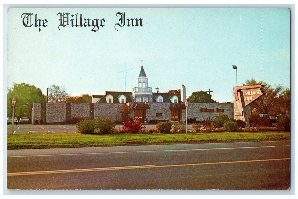 c1960s The Village Inn Tilghman Restaurant Street Allenton Pennsylvania Postcard