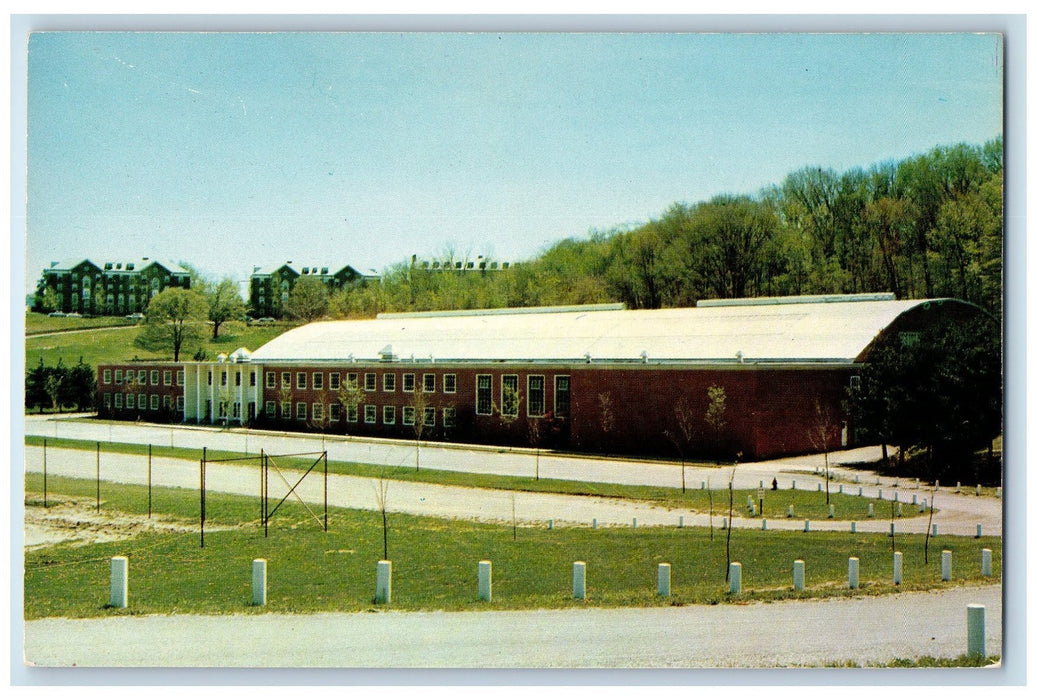 c1960's The Physical Education Center Denison University Granville Ohio Postcard
