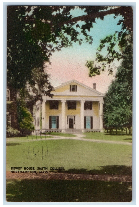 1936 Dewey House 1827 Acquired Smith College 1871 First Dormitory MA Postcard