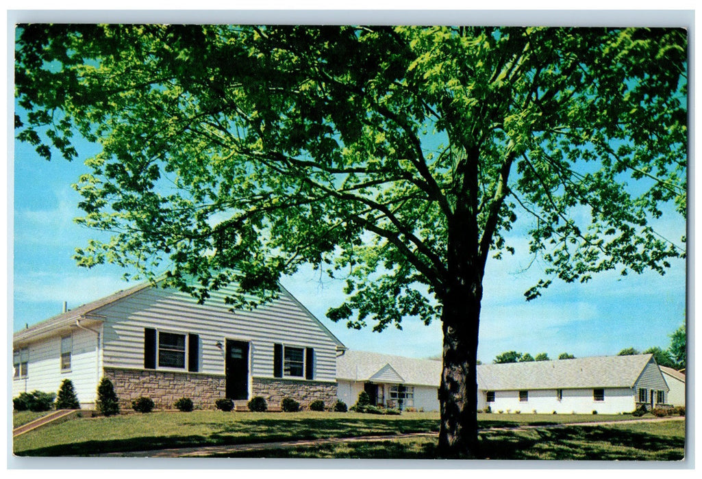 c1960's Thiel College Hunton Hall Greenville Pennsylvania PA Unposted Postcard