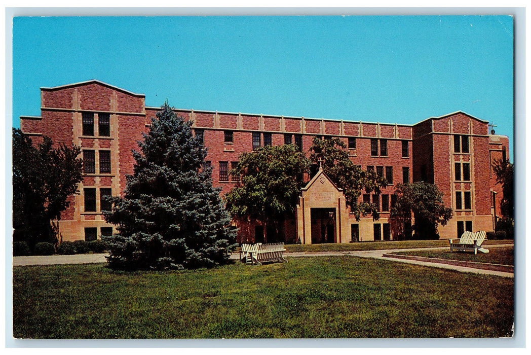 1978 Heelan Hall Exterior Briar College Sioux Iowa IA Posted Vintage Postcard