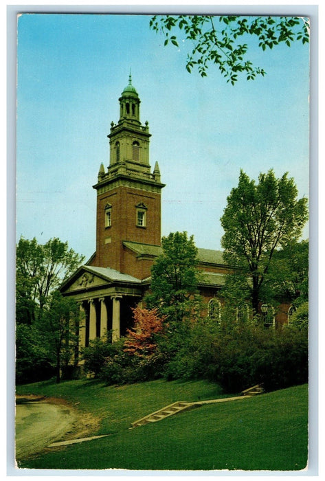 1954 Swasey Chapel Exterior Denison University Granville Ohio OH Posted Postcard