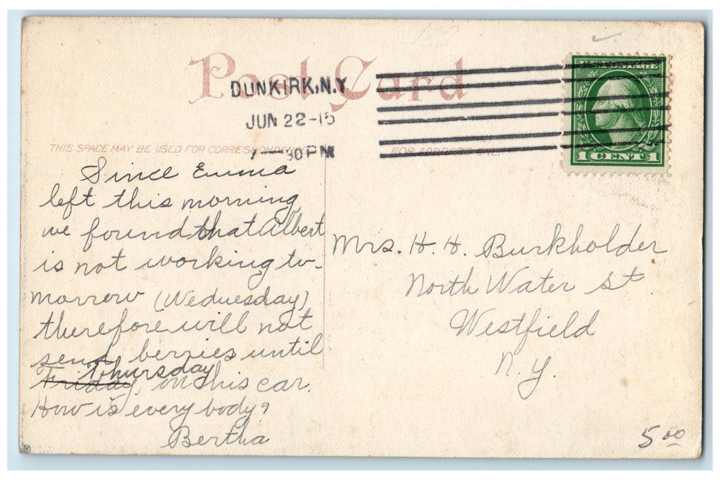 1915 State Capitol Exterior Scene Lansing Michigan MI Posted Vintage Postcard