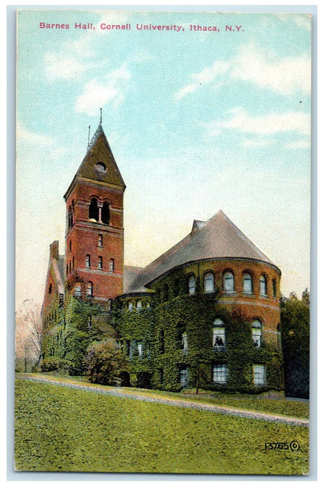 c1910s Barnes Hall Scene Cornell University Ithaca New York NY Unposted Postcard
