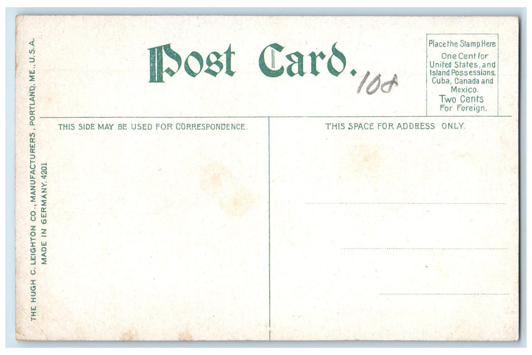 c1910's Susquehanna River & Boat House Binghamton New York NY Posted Postcard