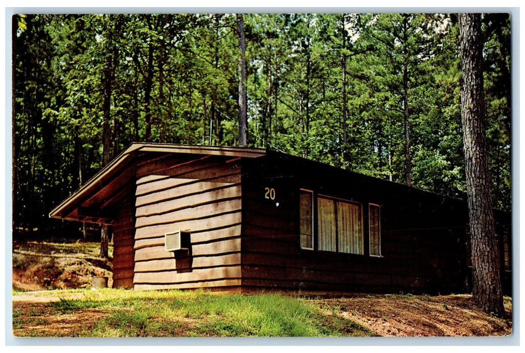 c1950 Beavers Bend State Park Cottages Restaurant Forest Oklahoma OK Postcard