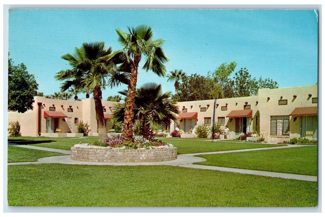 c1950's The Wigwam Restaurant Cottages Lawn Litchfield Park Arizona AZ Postcard