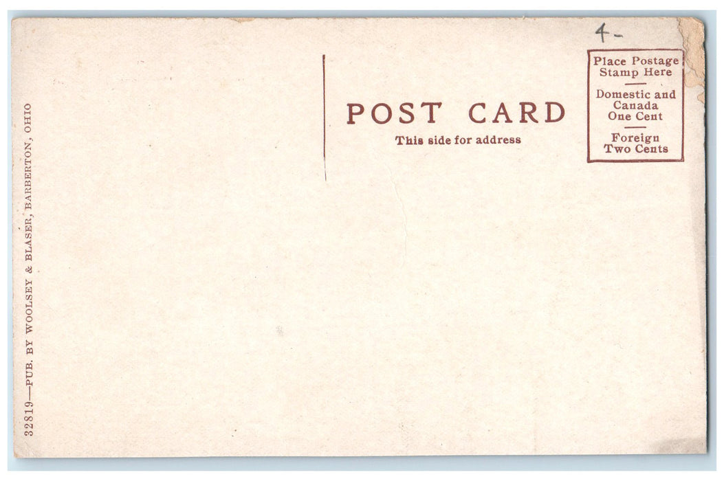 c1950 Residence Of OC Barber Anna Dean Farm View Tree Lawn Barberton OH Postcard