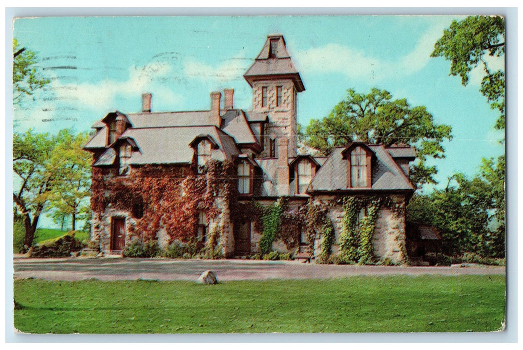 1976 Castle Piatt Mac-A-Cheek Scene West Liberty Ohio OH Posted Vintage Postcard