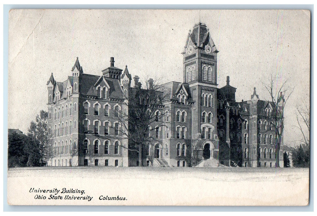 c1905s University Building Ohio State University Scene Columbus Ohio OH Postcard