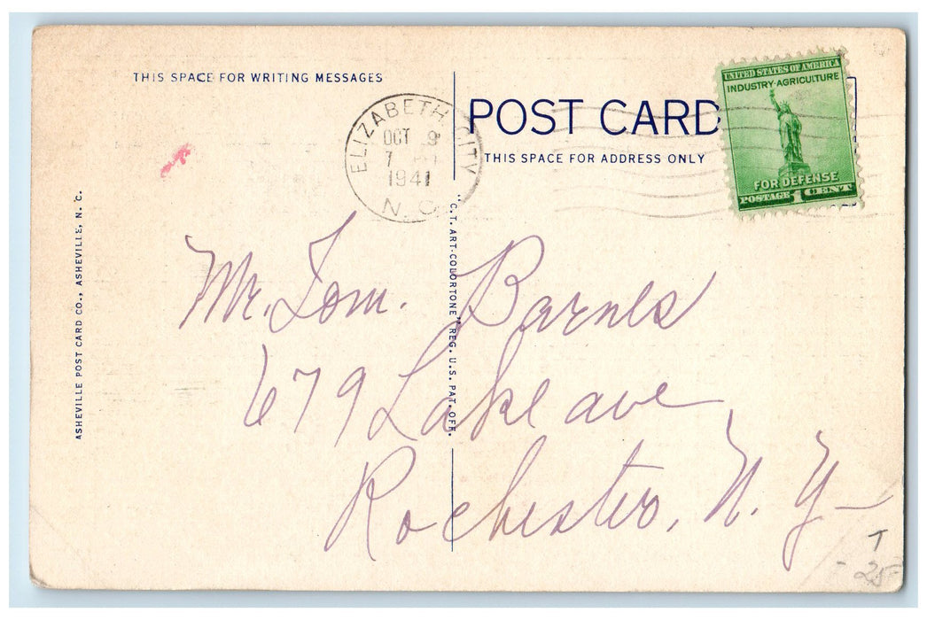 1941 Getting Ready For Hot Cakes Old Method Syrup Elizabeth NC Posted Postcard