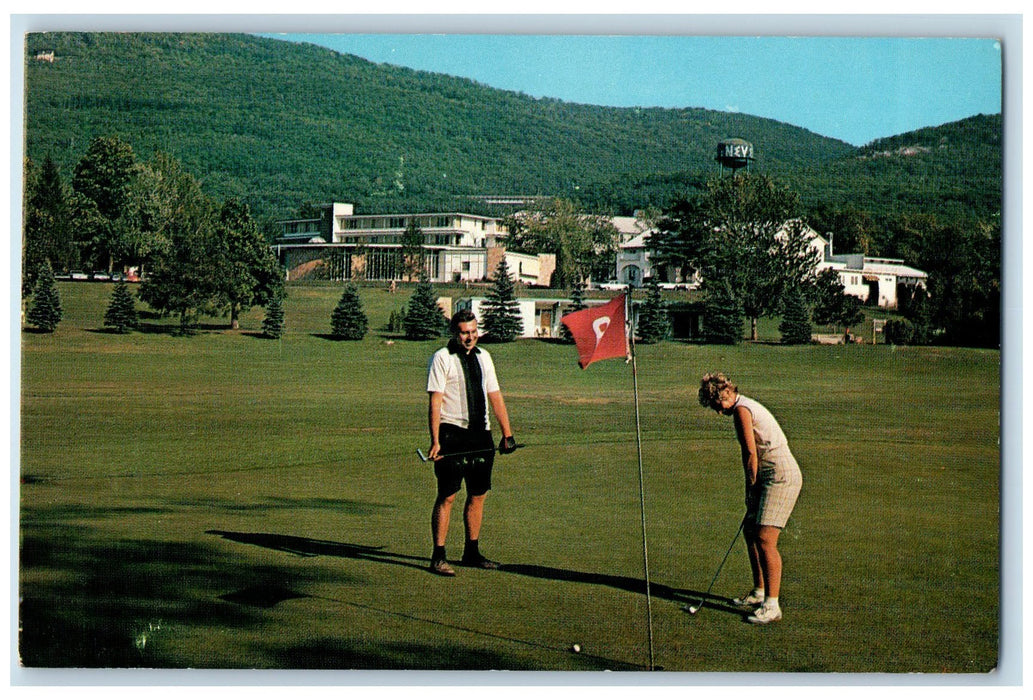 c1960's The Nevele Country Club Ellenville New York NY Unposted Vintage Postcard