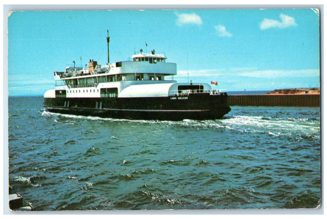 c1960's MV Lord Selkirk Ferry Service Prince Edward Island Canada CA Postcard