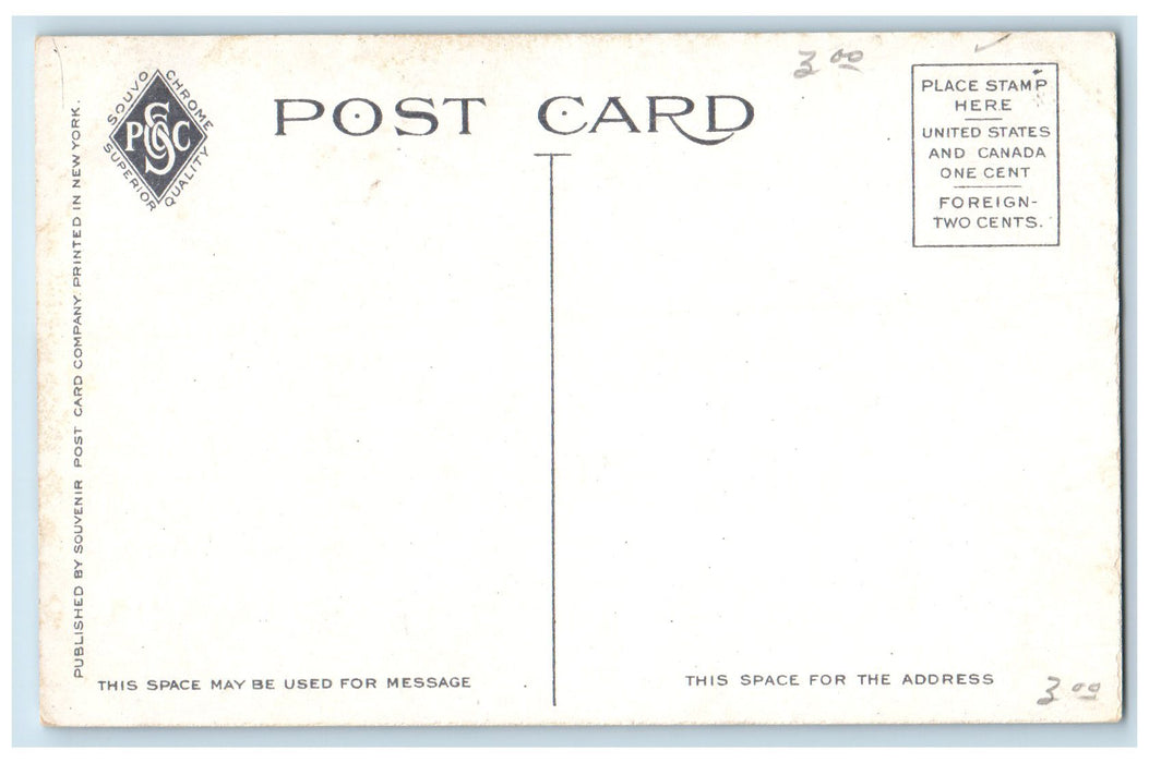 c1950's US Post Office Building Horse Carriage Dirt Road Cleveland OH Postcard