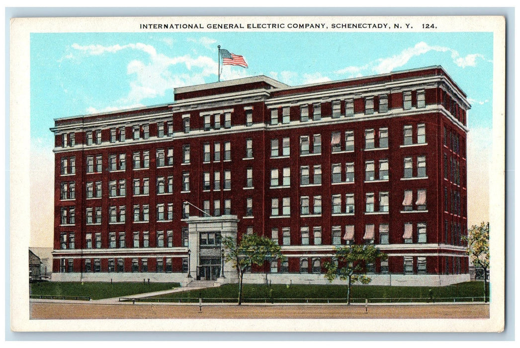 c1950's International General Electric Company Building Schenectady NY Postcard