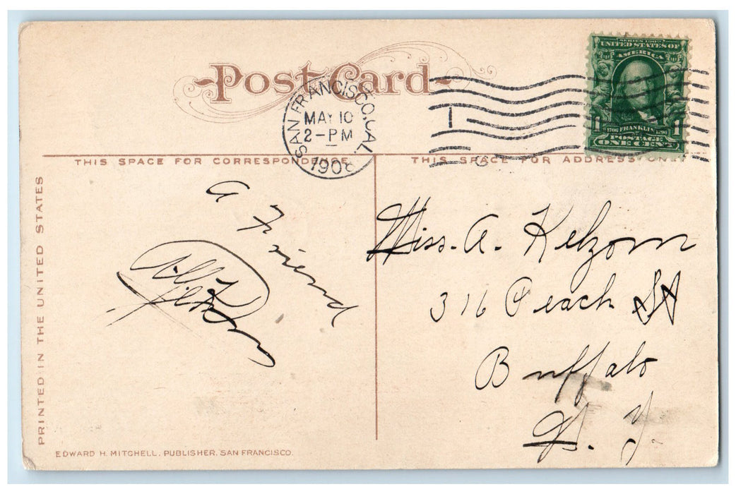 1908 United States Submarine Boats Porpoise And Shark Buffalo New York Postcard