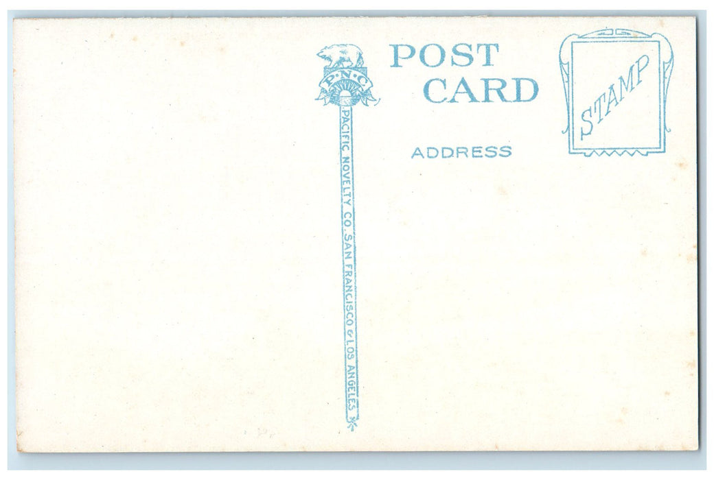 c1950 Waterfront Mare Island In Distance Boat Dock Dirt Road Vallejo CA Postcard