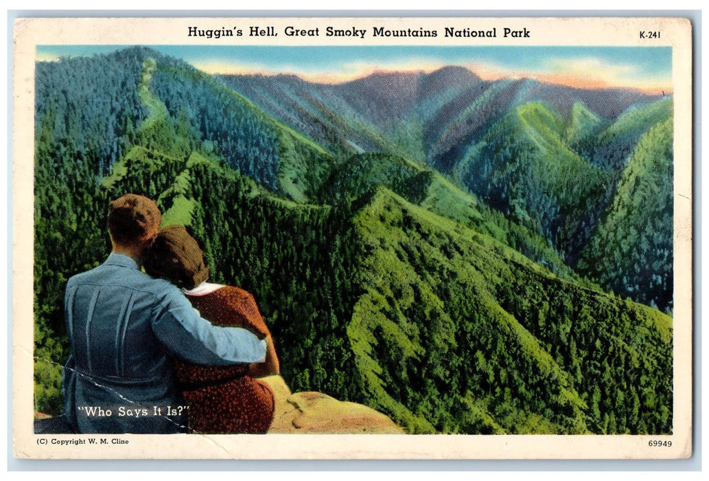 19658 Huggin's Hell Great Smoky Mountains National Park Gatlinburg TN Postcard