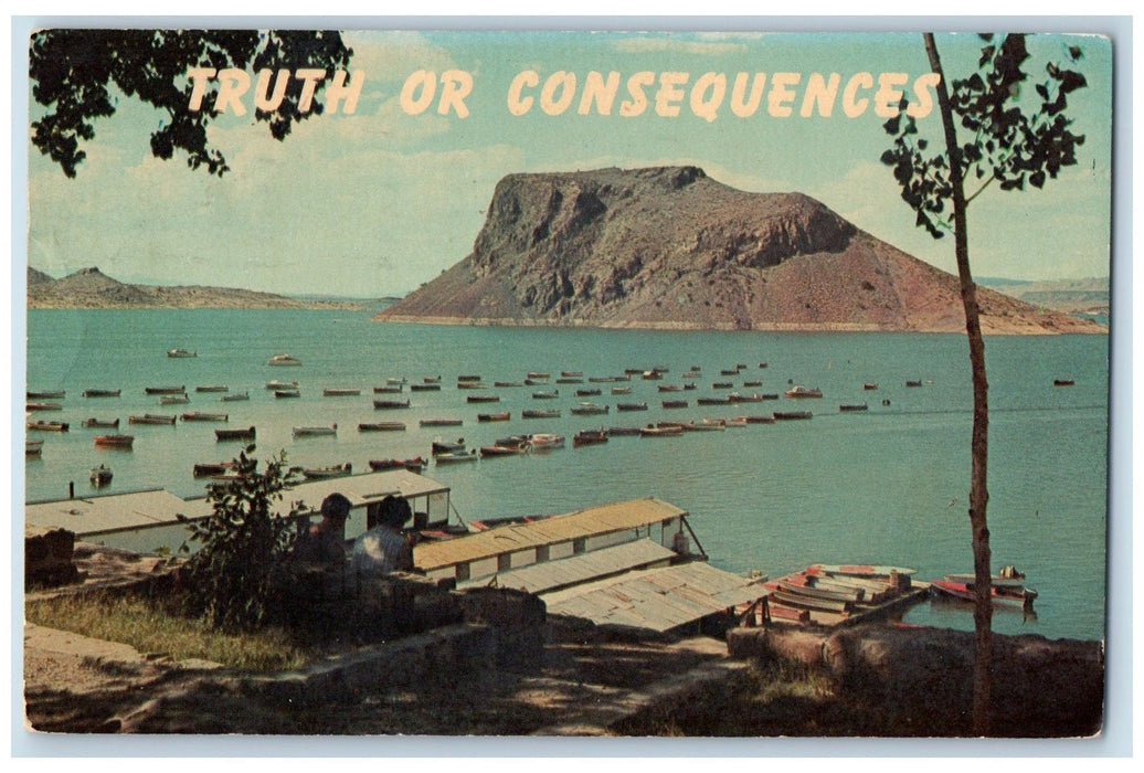 1964 Truth Or Consequence Elephant Butte And Lake New Mexico NM Posted  Postcard