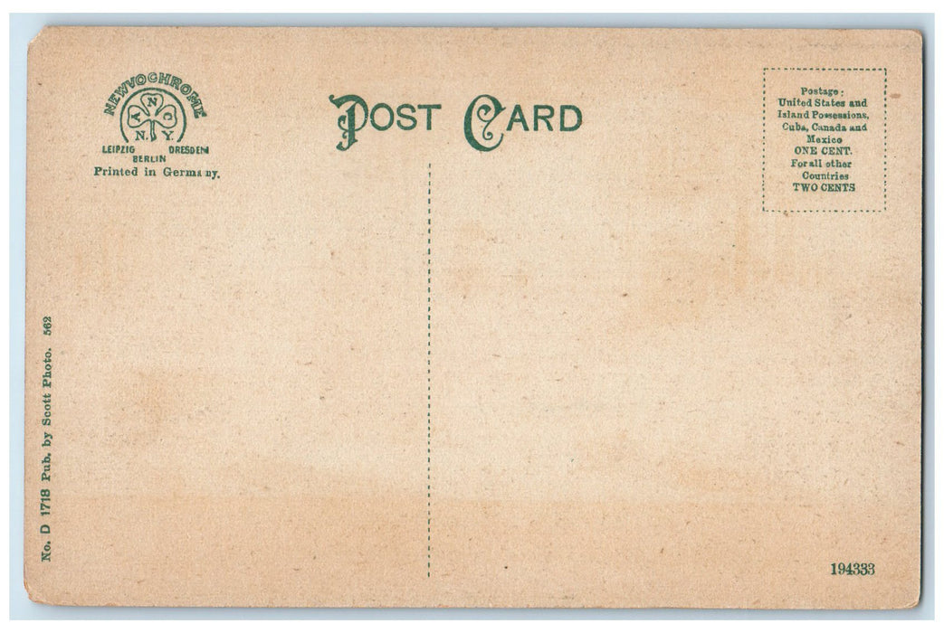 c1910's North Dormitory MAC Exterior Amherst Massachusetts MA Unposted Postcard
