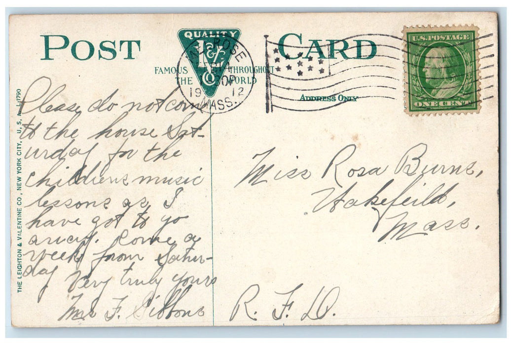 1912 National Soldier's Home Guard House Store Brooklyn Bridge Togus ME Postcard