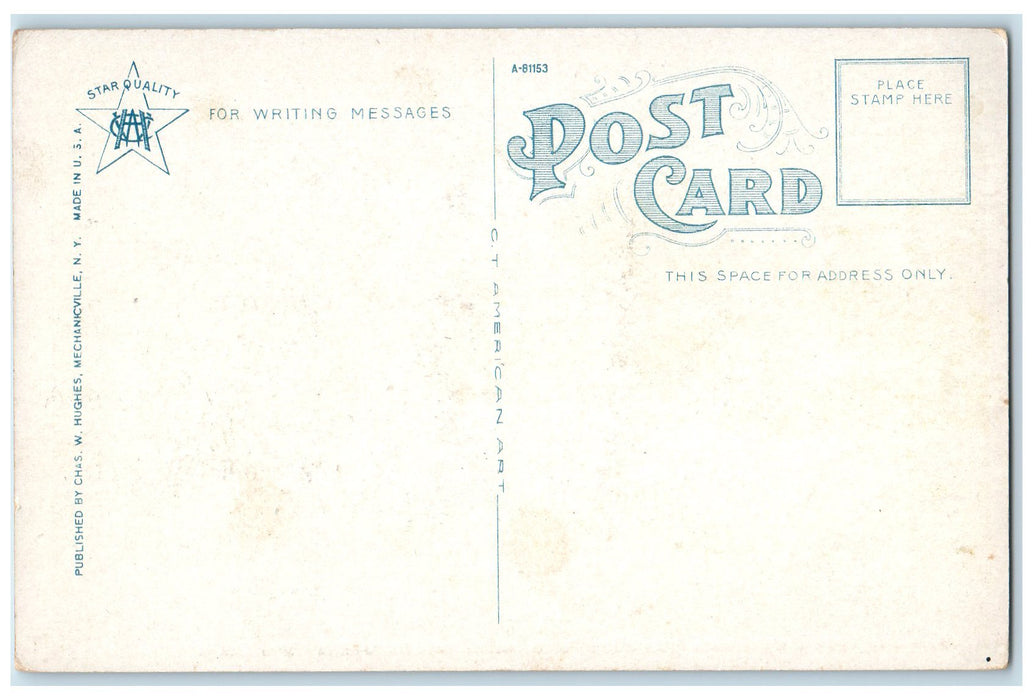 c1920s B&M Railroad Horseshoe Curve Deerfield Massachusetts MA Unposted Postcard