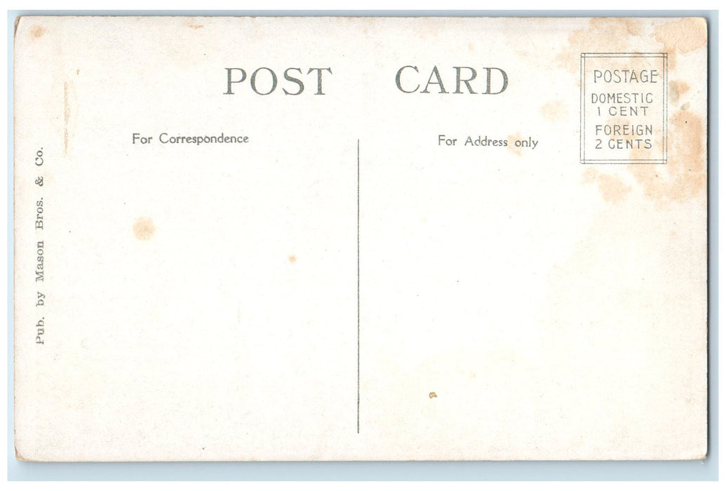 c1920's Dry Dock Navy Yard Scene Charlestown Massachusetts MA Unposted Postcard