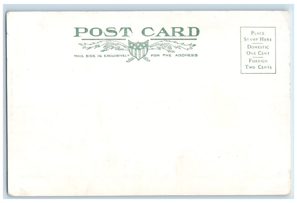 c1905 Inspiration Point Hills River Lake Train Smokestacks Colorado CO Postcard
