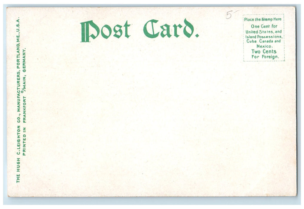 c1905's Kennebec River Scenic View Skowhegan Maine ME Unposted Vintage Postcard